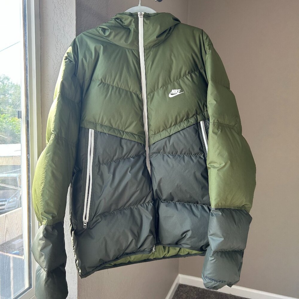 Green Nike Puffer Jacket